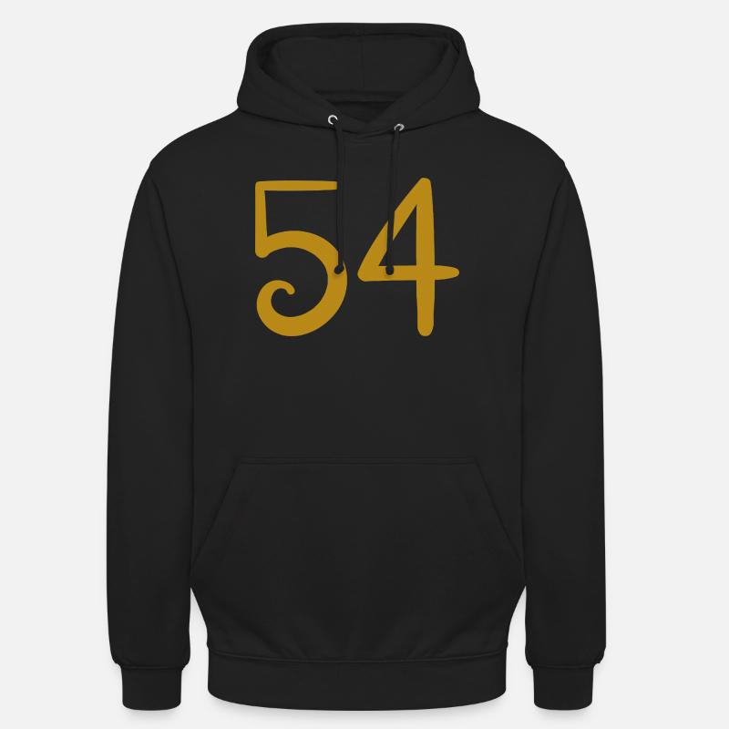 54 - Sweat-shirt à capuche unisexe - noir