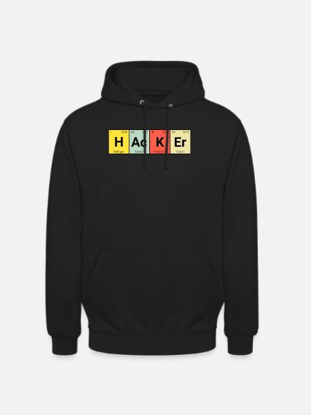 hacker - Unisex Hoodie - black