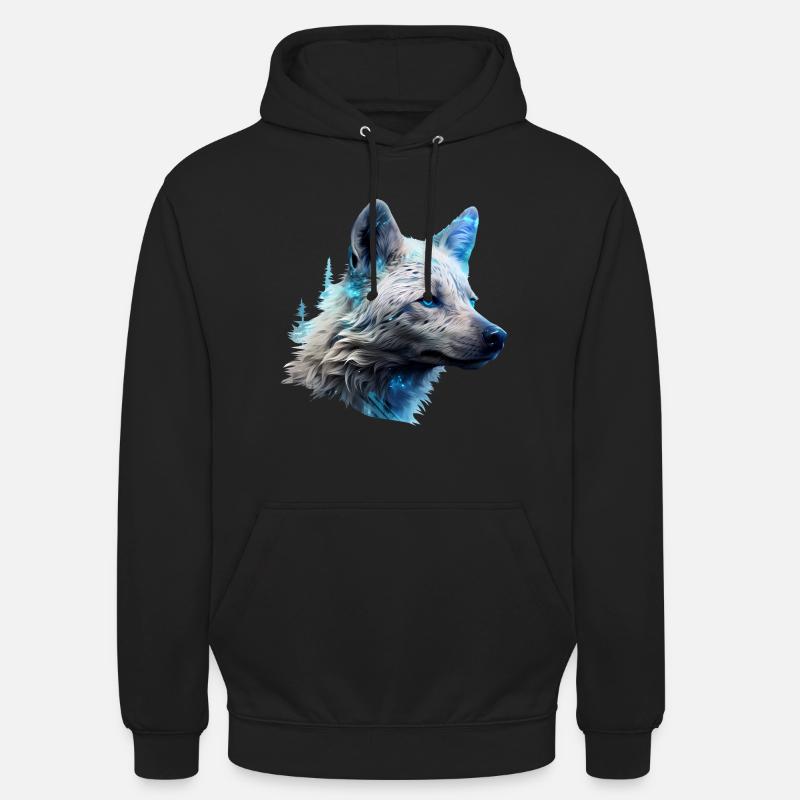 Hyäne - Unisex Hoodie - Schwarz