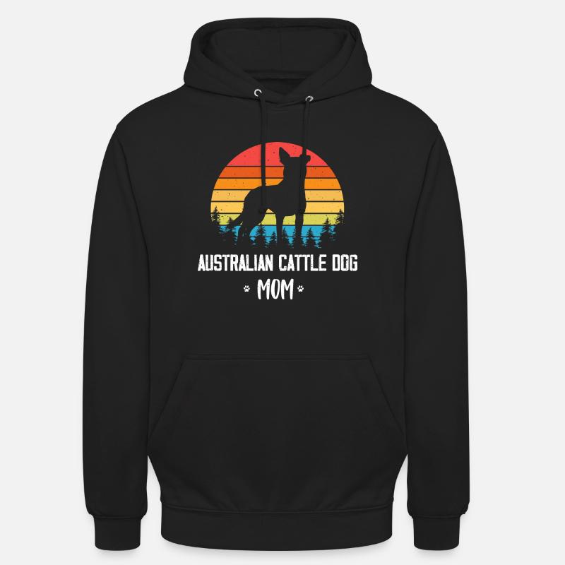 Bouvier australien - Sweat-shirt à capuche unisexe - noir