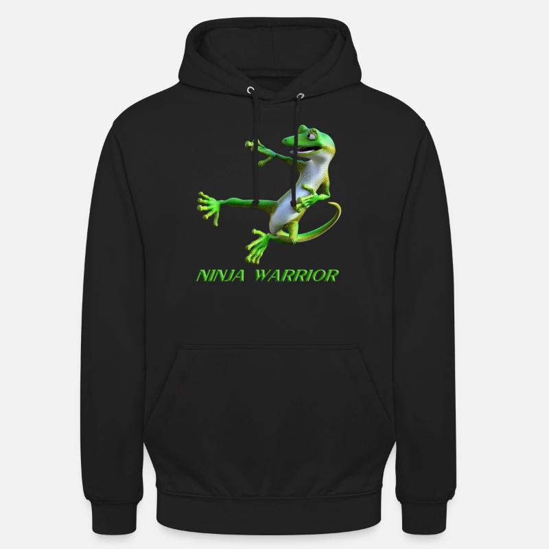 Guerrier Ninja - Sweat-shirt à capuche unisexe - noir