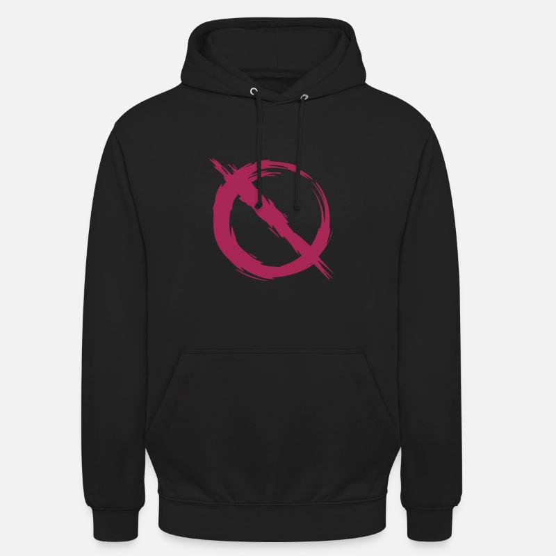 Interdiction interdite Symbole - Sweat-shirt à capuche unisexe - noir
