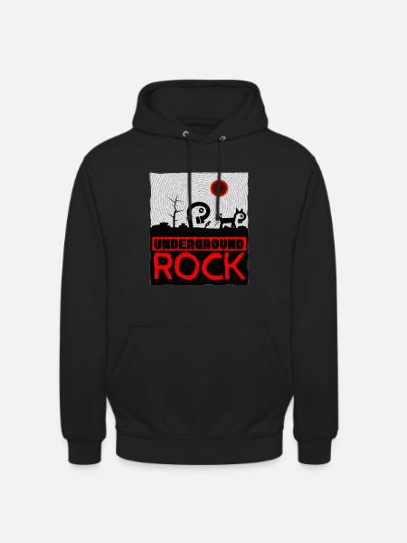Underground Rock - Unisex Hoodie - Schwarz