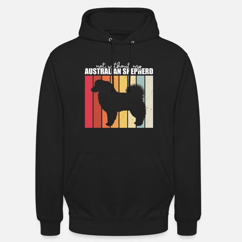 Australian Shepherd Geschenk - Unisex Hoodie - Schwarz
