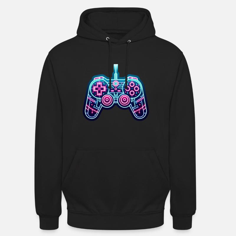 Gaming - Console - Manette sur-Jeux vidéo - Sweat-shirt à capuche unisexe - noir
