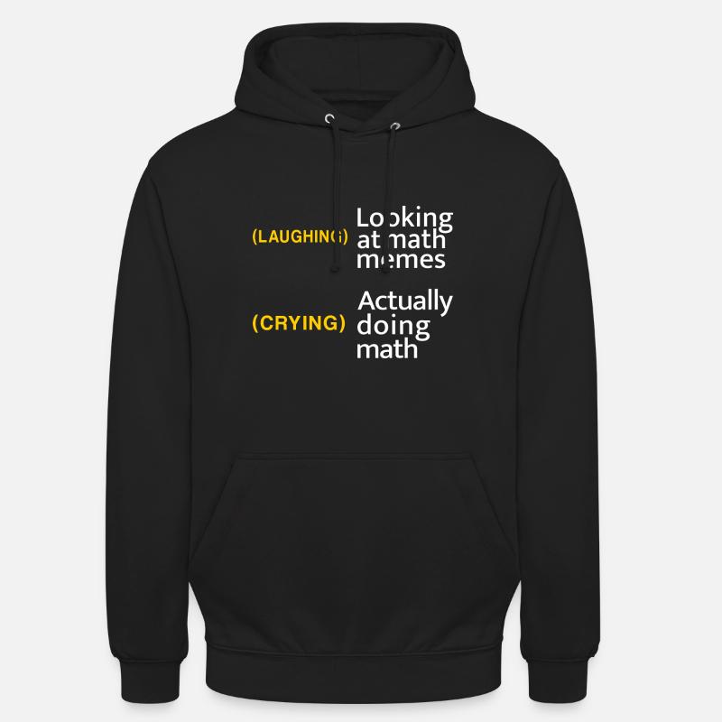 Cadeau de maths professeur de nerd professeur de mathématiques professeur de mathématiques - Sweat-shirt à capuche unisexe - noir