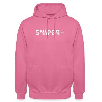 Military Sniper - Waffen und Munition - Unisex Hoodie - Pink - Vorne - Alina (178cm) & Michal (187cm)