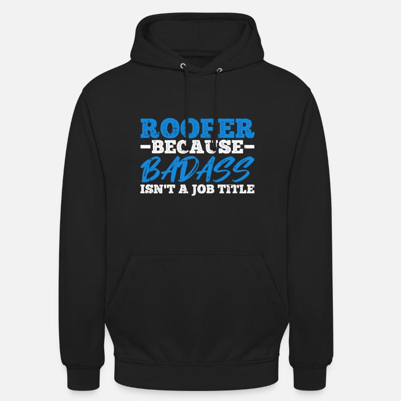 Bauarbeiter Dachdecker Geschenkidee - Unisex Hoodie - Schwarz