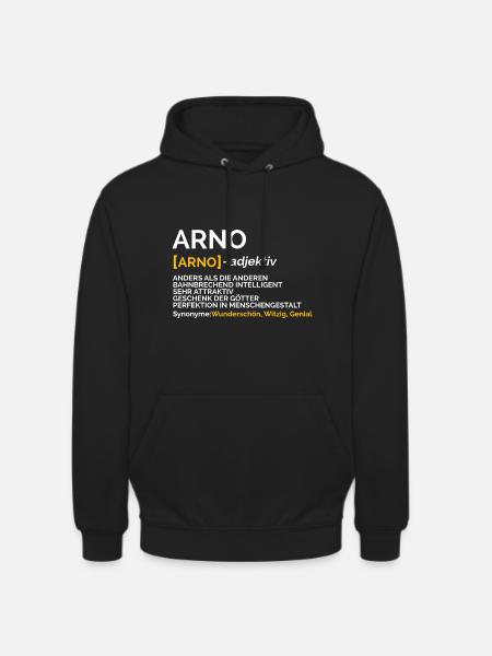 Arno - Unisex Hoodie - black