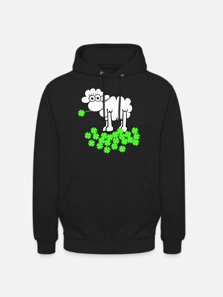 st. Patrick's sheep - Unisex Hoodie - black