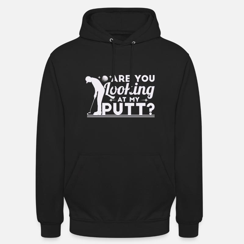 Regardez-vous mon putt - Sweat-shirt à capuche unisexe - noir