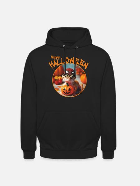 Halloween Spider Gecko - Unisex Hoodie - black