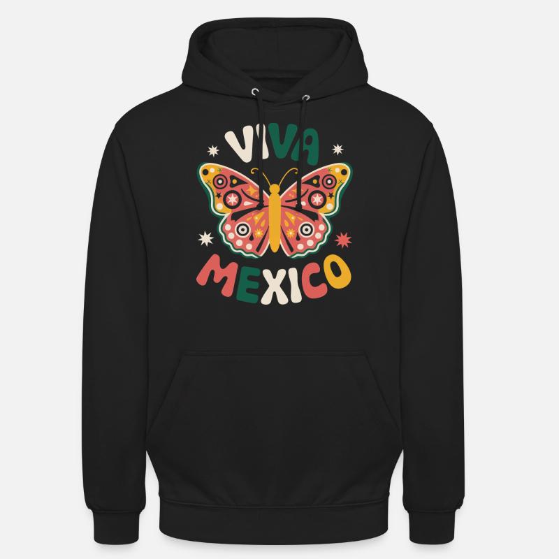 Mexique Mexique Mexicain Espagnol - Sweat-shirt à capuche unisexe - noir