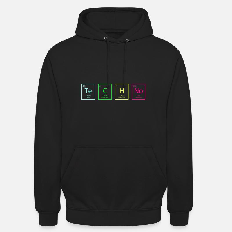 Science et techno - Sweat-shirt à capuche unisexe - noir