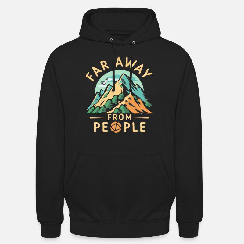 Bergsteigen - Unisex Hoodie - Schwarz