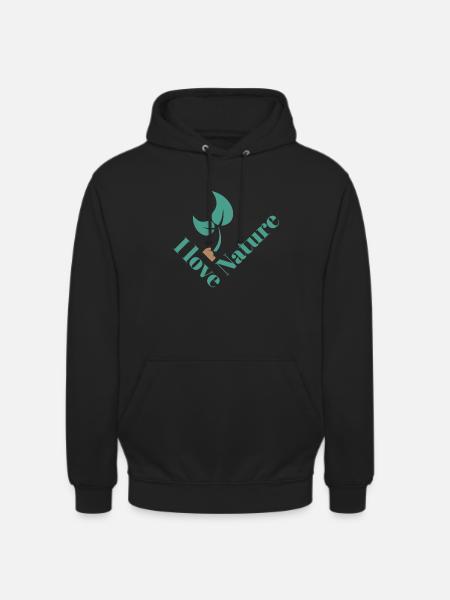 I Love Nature - Unisex Hoodie - black