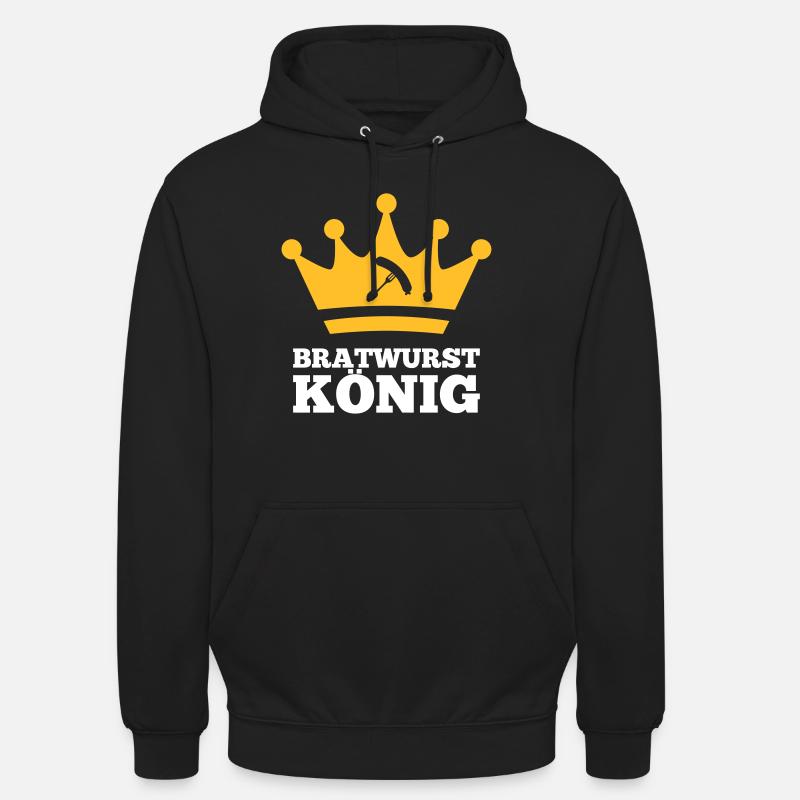 Bratwurst King - Sweat-shirt à capuche unisexe - noir