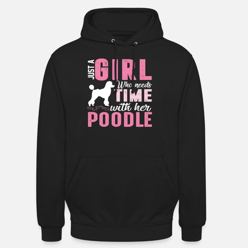 Pudel - Sweat-shirt à capuche unisexe - noir