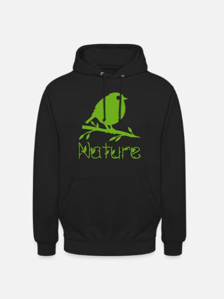 Nature is waking up - Unisex Hoodie - black