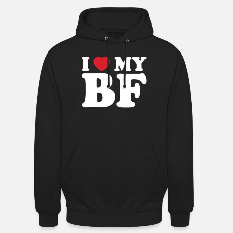 I Heart My BE Tee - Sweat-shirt à capuche unisexe - noir