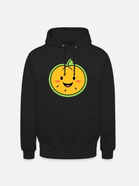 Fruit Humor Little Melon - Unisex Hoodie - black