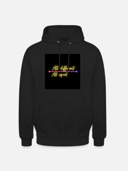 All different all equal - Unisex Hoodie - Schwarz
