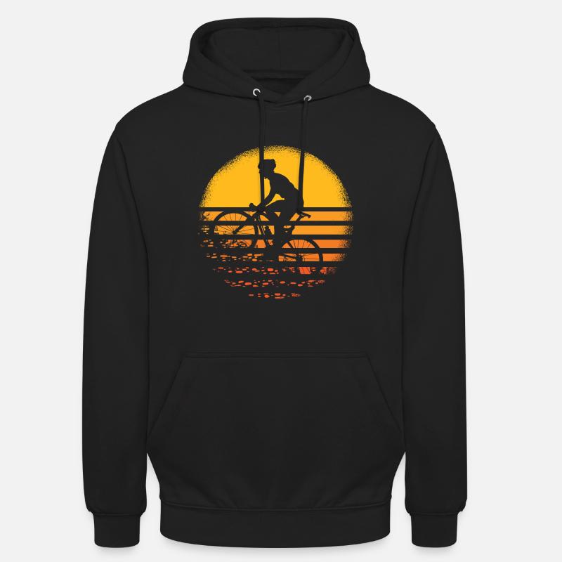 Retro VTT VTT vintage VTT - Sweat-shirt à capuche unisexe - noir