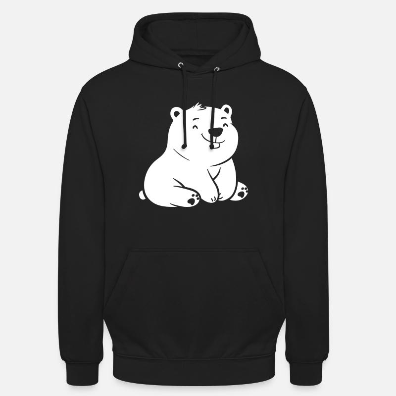 Eisbär - Unisex Hoodie - Schwarz