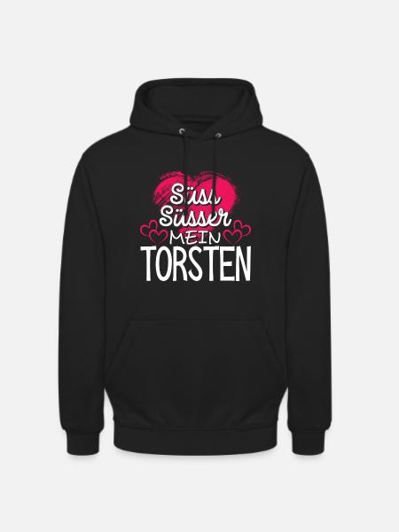 TORSTEN - süss - Unisex Hoodie - Schwarz