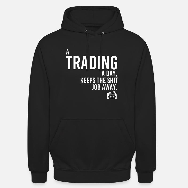 Commerce d'emplois - Sweat-shirt à capuche unisexe - noir