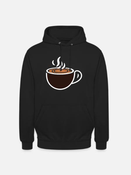 Humor Small Hot Chocolate - Unisex Hoodie - black