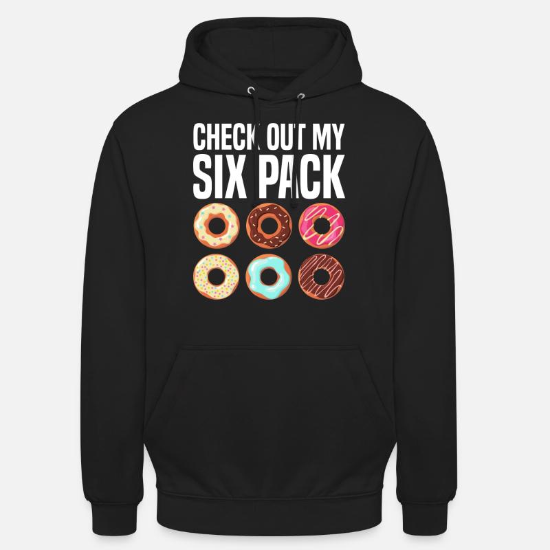 Sixpack Donut - Unisex Hoodie - Schwarz
