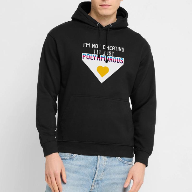 I'm just polyamorous Polyamory Flag Poly Pride Unisex Hoodie