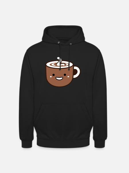 Humor Small Hot Chocolate - Unisex Hoodie - black
