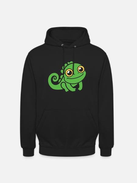 caméléon - Sweat-shirt à capuche unisexe - noir