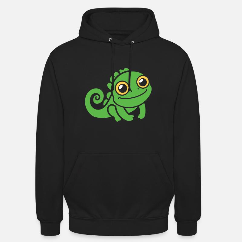 caméléon - Sweat-shirt à capuche unisexe - noir