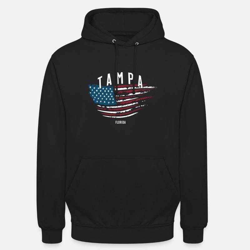 Tampa - Sweat-shirt à capuche unisexe - noir