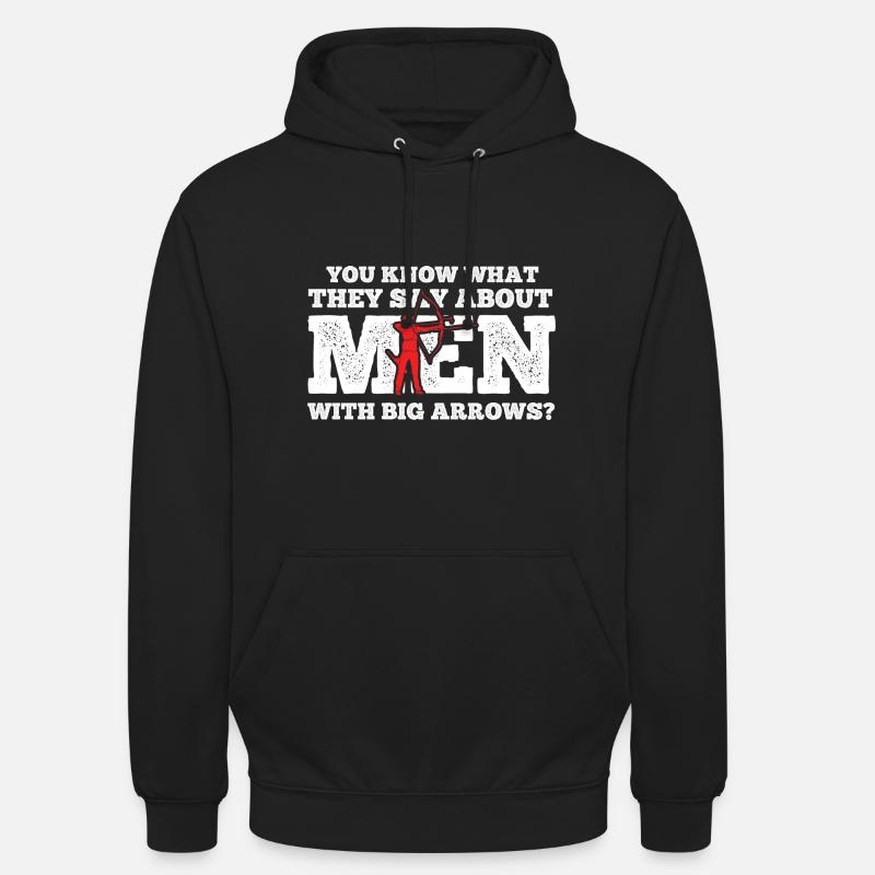 Bogenschießen Archery - Unisex Hoodie - Schwarz