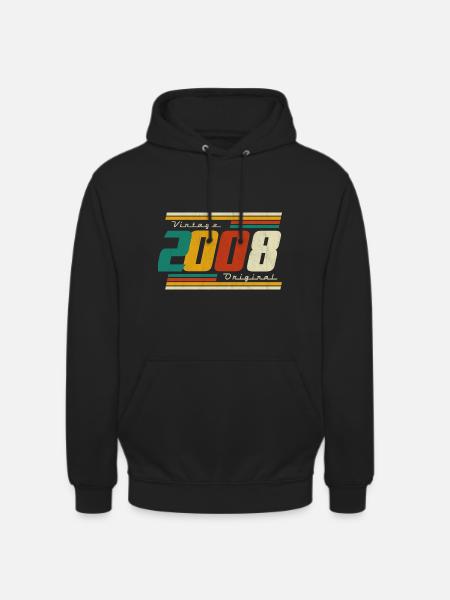 2008 Birthday Perspective - Unisex Hoodie - black