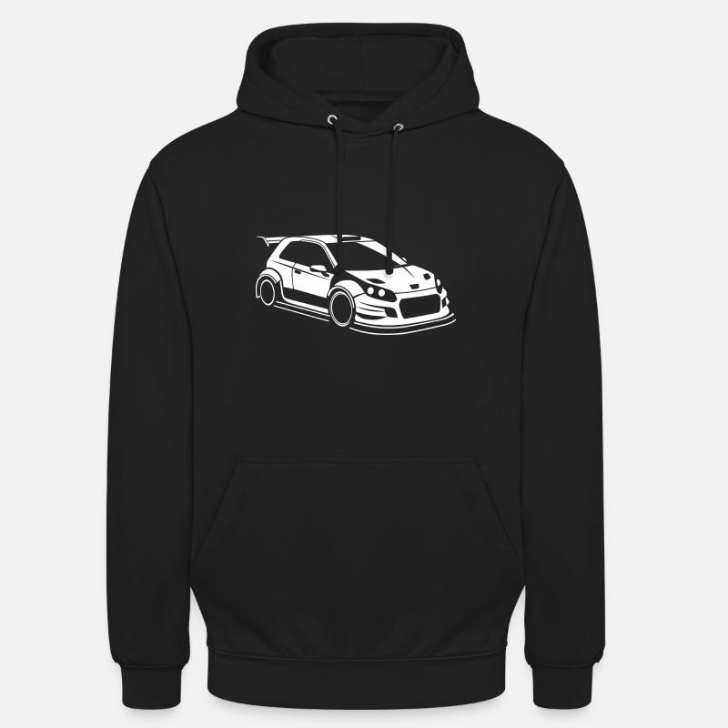 Voiutre de rallye - Sweat-shirt à capuche unisexe - noir