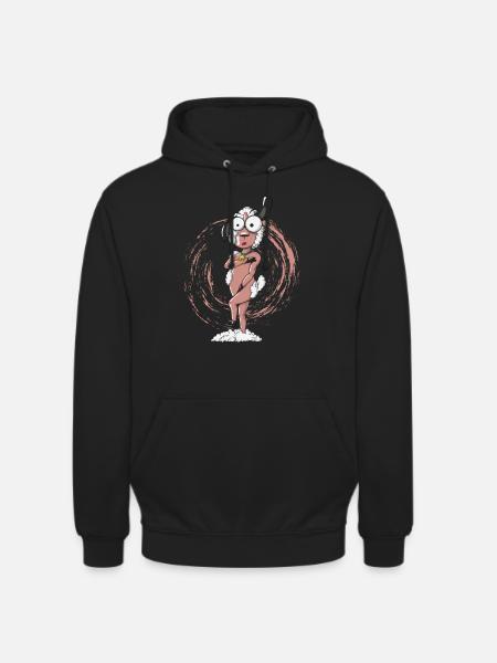 naked sheared sheep - Unisex Hoodie - black