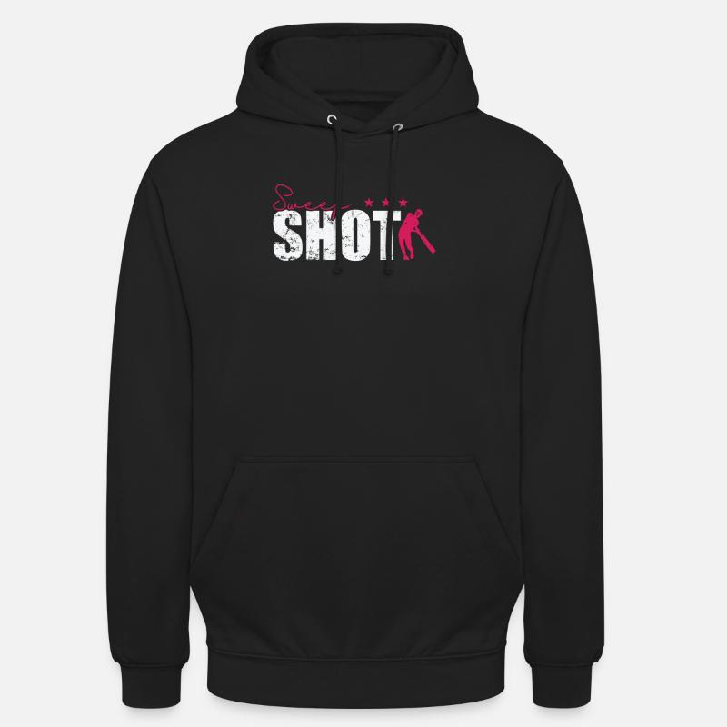Sweep Shot Cricket - Sweat-shirt à capuche unisexe - noir