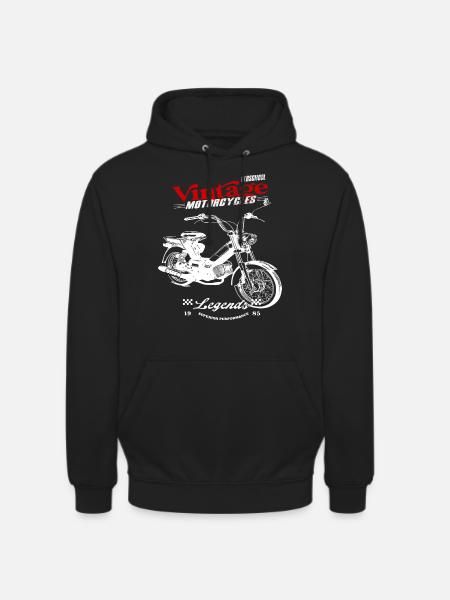 Moped Cult 70s Vintage - Unisex Hoodie - black