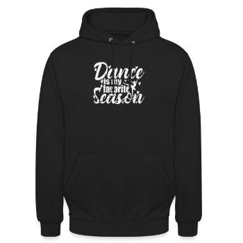 Dance is my favorite Season Ballet - Unisex Hoodie - Schwarz - Vorne - Alina (178cm) & Michal (187cm)