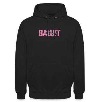 Ballet addict - Unisex Hoodie - Schwarz - Vorne - Alina (178cm) & Michal (187cm)