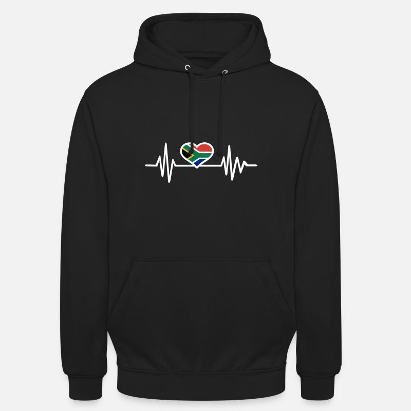 Afrique du Sud - Sweat-shirt à capuche unisexe - noir