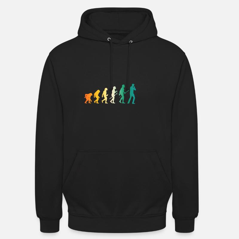 Harmonica Evolution Harmonica - Sweat-shirt à capuche unisexe - noir