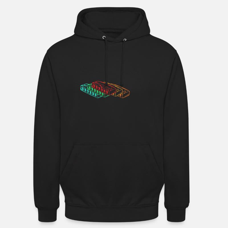 Harmonica Harmonica - Unisex Hoodie - black
