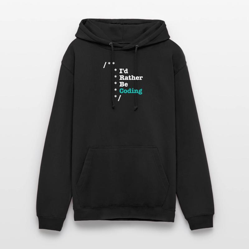 Id Rather Be Coding Comments - Informatiker Unisex Hoodie
