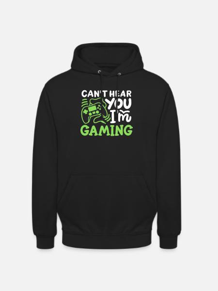Gaming Gamer - Unisex Hoodie - Schwarz
